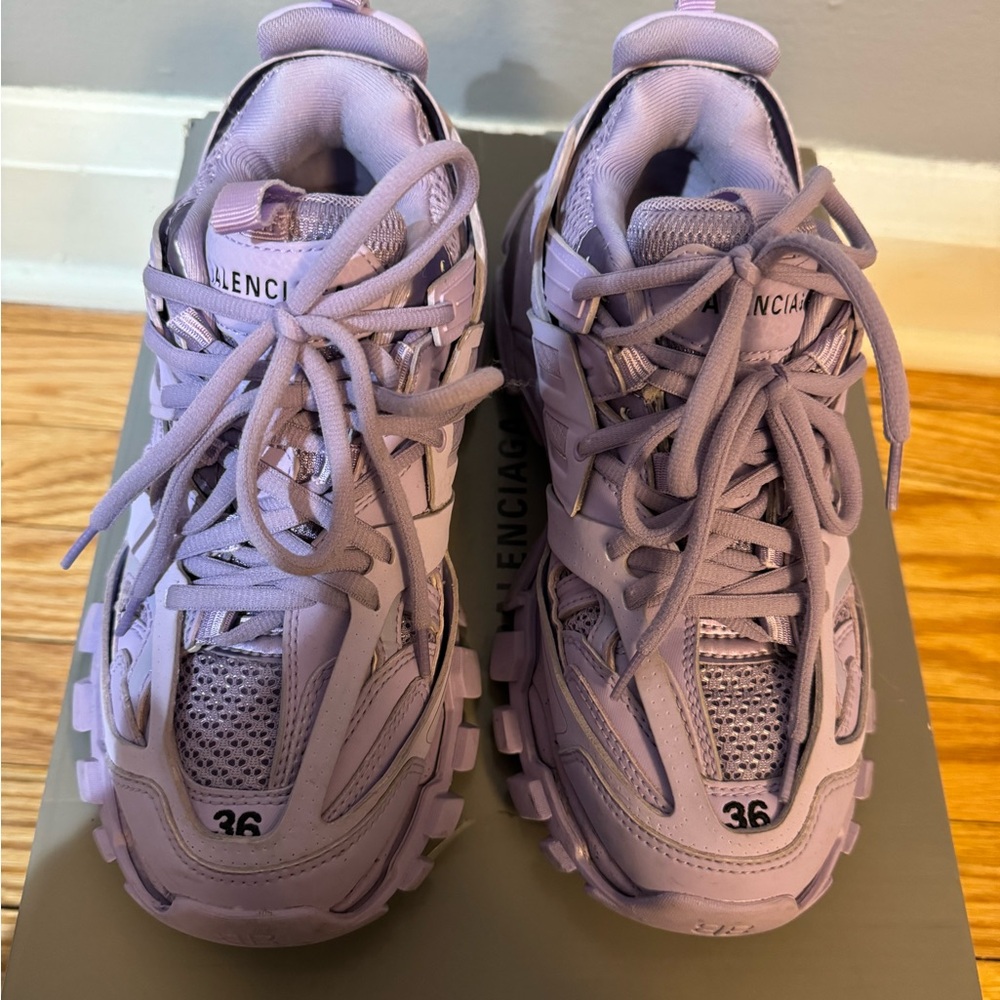 Balenciaga Lavender Track Sneakers size 36